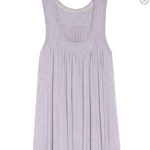 Papinelle pleated chemise nightgown
